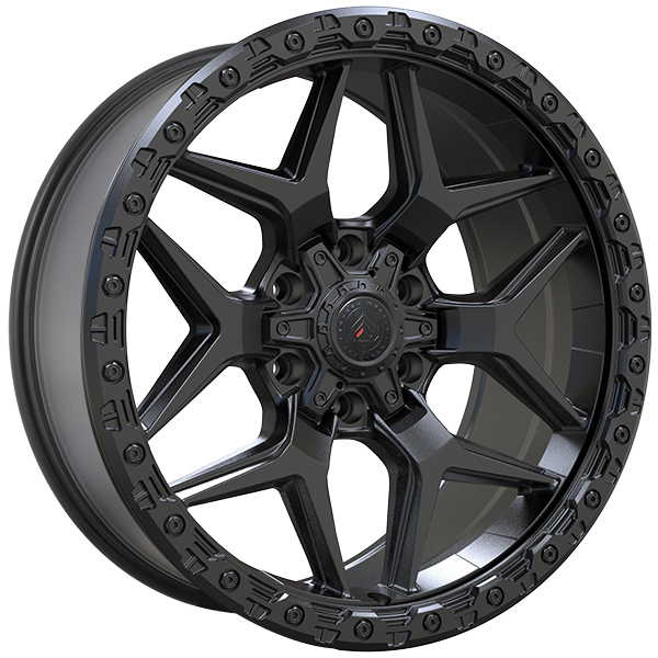 Forged Offroad - XR13 - Black - Satin Black - 20" x 9", 15 Offset, 6x135/139.7 (Bolt pattern), 108.10mm HUB