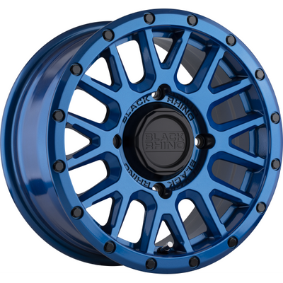 Black Rhino Powersports - LA PAZ UTV - Blue with Black Bolts - 14" x 7", 36 Offset, 4x110 (Bolt pattern), 80.2mm HUB