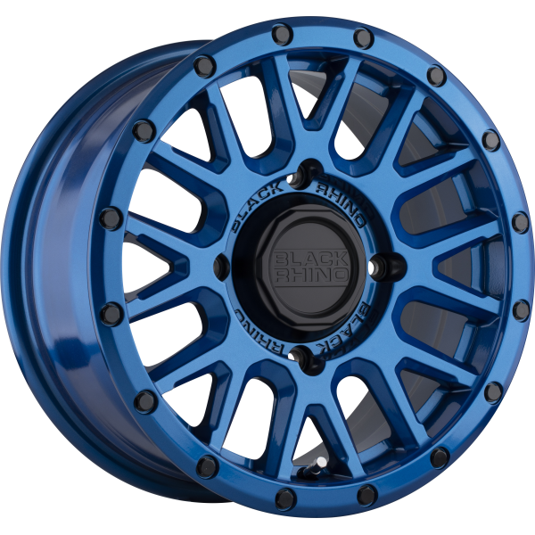 Black Rhino Powersports - LA PAZ UTV - Blue with Black Bolts - 14" x 7", 51 Offset, 4x137 (Bolt pattern), 106.1mm HUB
