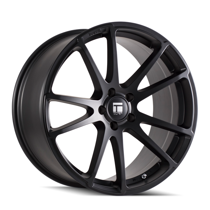 Touren - TF03 - Black - MATTE BLACK - 20" x 10", 42 Offset, 5x112 (Bolt Pattern), 66.6mm HUB