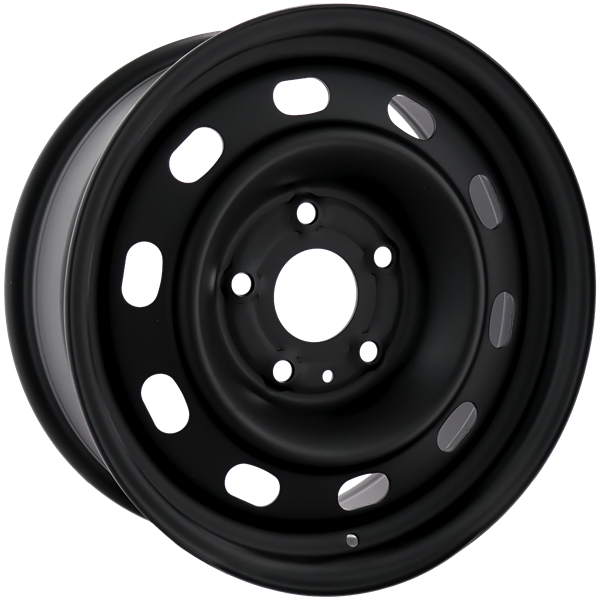 Envy Wheels - NX4 STEEL WHEEL - Black - FLAT BLACK - 17" x 7", 25 Offset, 5x139.7 (Bolt Pattern), 78.1mm HUB