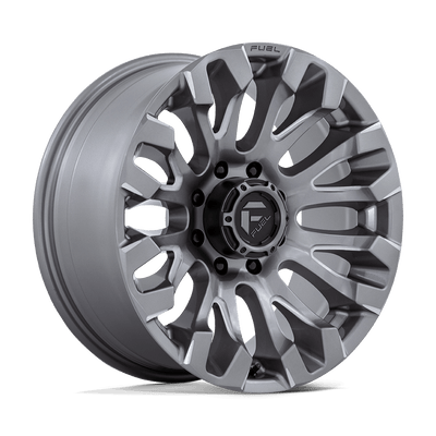 Fuel - D830 QUAKE - Gunmetal - PLATINUM - 20" x 9", 1 Offset, 8x170 (Bolt Pattern), 125.1mm HUB