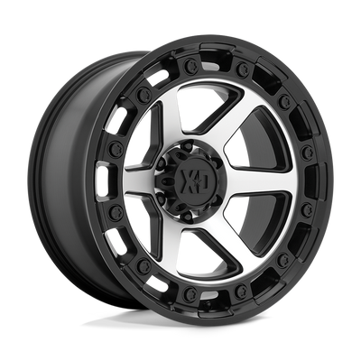 XD Series - XD862 RAID - Black - SATIN BLACK MACHINED - 20" x 10", -18 Offset, 5x127 (Bolt Pattern), 71.5mm HUB
