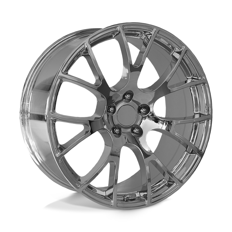OE Creations - PR161 - Chrome - CHROME - 22" x 9.5", 35 Offset, 5x127 (Bolt Pattern), 71.5mm HUB