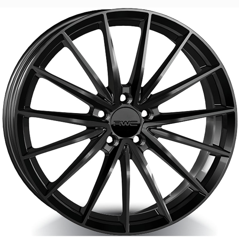 RWC - AC155 / HO155 - Black - Satin Black - 19" x 8", 42 Offset, 5x114.3 (Bolt pattern), 64.1mm HUB