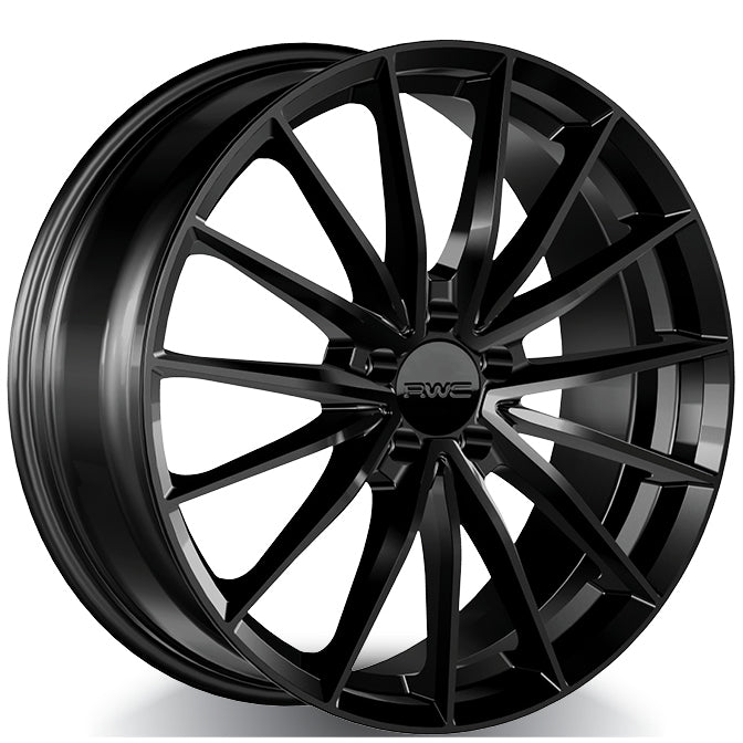 RWC - MB155 - Black - Satin Black - 19" x 8", 42 Offset, 5x112 (Bolt pattern), 66.6mm HUB