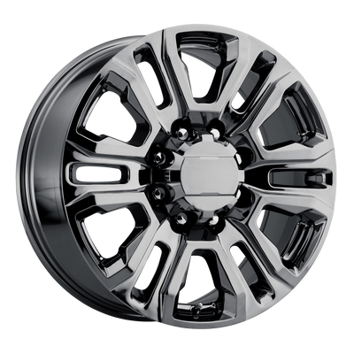 OE Creations - PR207 - Chrome - BLACK CHROME - 20" x 8.5", 47 Offset, 8x180 (Bolt Pattern), 124.2mm HUB