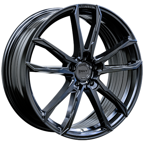 Envy Wheels - FF1LM - Gunmetal - LIQUID METAL - 20" x 8", 40 Offset, 5x114.3 (Bolt Pattern), 73.1mm HUB