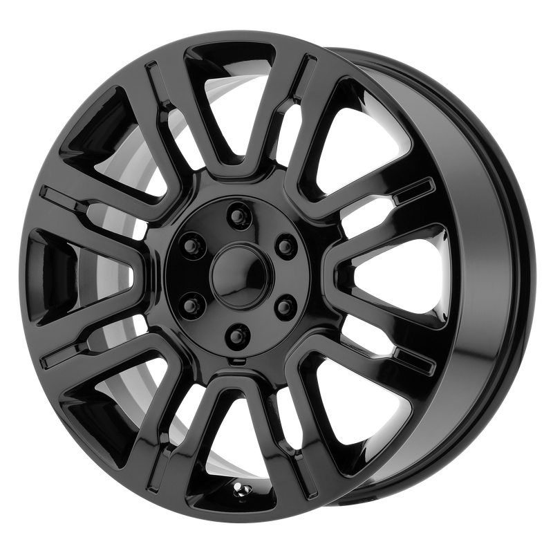 OE Creations - PR167 - Black - GLOSS BLACK - 20" x 8.5", 44 Offset, 6x135 (Bolt Pattern), 87.1mm HUB