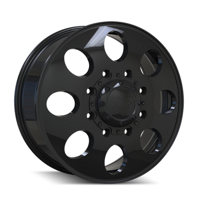 Ion Alloy - 167 - Black - Gloss Black - 20" x 8.25", 115 Offset, 8x200 (Bolt pattern), 142.00mm HUB