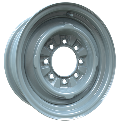 Envy Wheels - Steel Wheel - Grey - GREY - 16" x 6", 12.7 Offset, 8x165.1 (Bolt Pattern), 124.1mm HUB