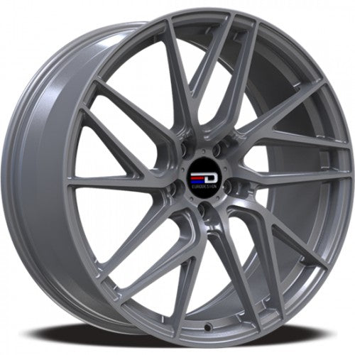 Euro Design - Tech - Gunmetal - Matte Gunmetal - 18" x 8", 42 Offset, 5x114.3 (Bolt Pattern), 67.1mm HUB