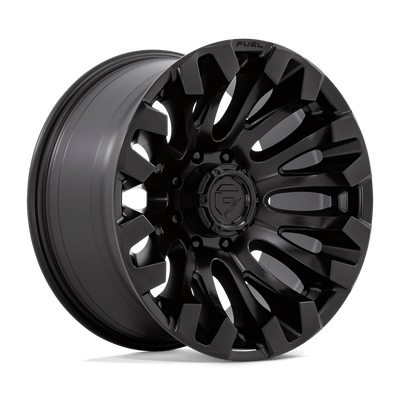 Fuel - D831 QUAKE - Black - BLACKOUT - 20" x 10", -18 Offset, 8x165.1 (Bolt Pattern), 125.1mm HUB