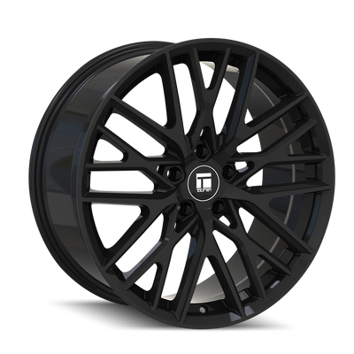 Touren - TR91 - Black - GLOSS BLACK - 19" x 8.5", 35 Offset, 5x108 (Bolt Pattern), 63.5mm HUB