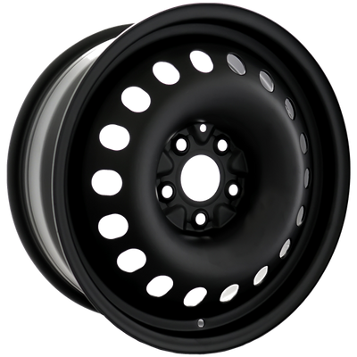 Envy Wheels - NX6 STEEL WHEEL - Black - FLAT BLACK - 17" x 7", 40 Offset, 5x114.3 (Bolt Pattern), 67.1mm HUB