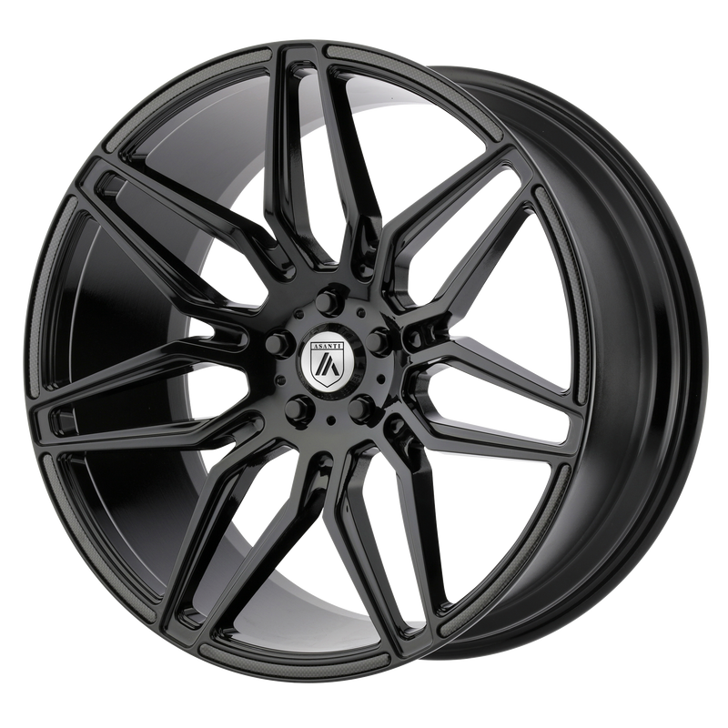 Asanti Black - ABL-11 SIRIUS - Black - GLOSS BLACK - 20" x 9", 15 Offset, 5x115 (Bolt Pattern), 72.56mm HUB