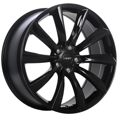 ART - Replica 171 - Black - Gloss Black - 18" x 8.5", 35 Offset, 5x114.3 (Bolt Pattern), 64.1mm HUB