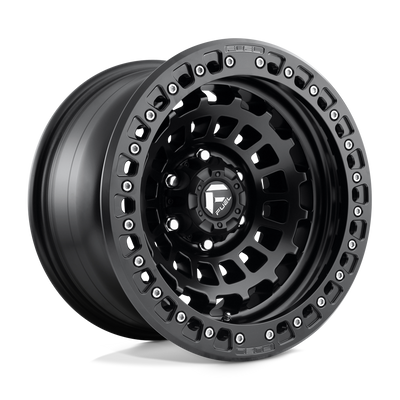 Fuel - D101 ZEPHYR BEADLOCK - Black - MATTE BLACK - 17" x 9", -38 Offset, 5x127 (Bolt Pattern), 71.5mm HUB