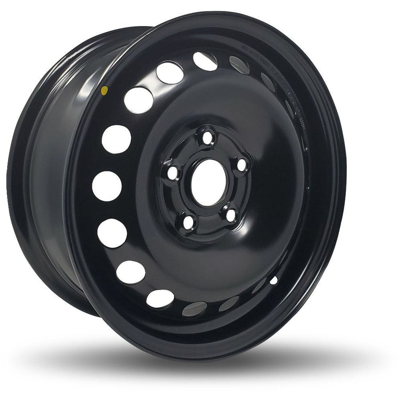 DTD - Steel - Black - Black - 15" x 6", 47 Offset, 5x112 (Bolt Pattern), 57.1mm HUB