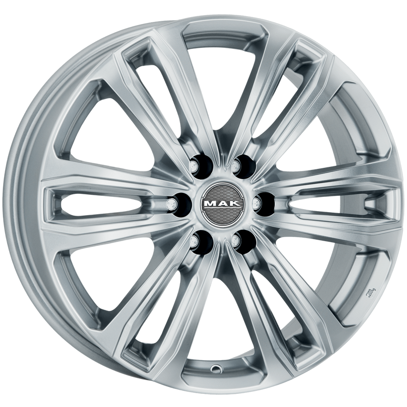 Mak Wheels - SAFARI6 - Silver - SILVER - 20" x 8.5", 50 Offset, 6x139.7 (Bolt Pattern), 93.1mm HUB