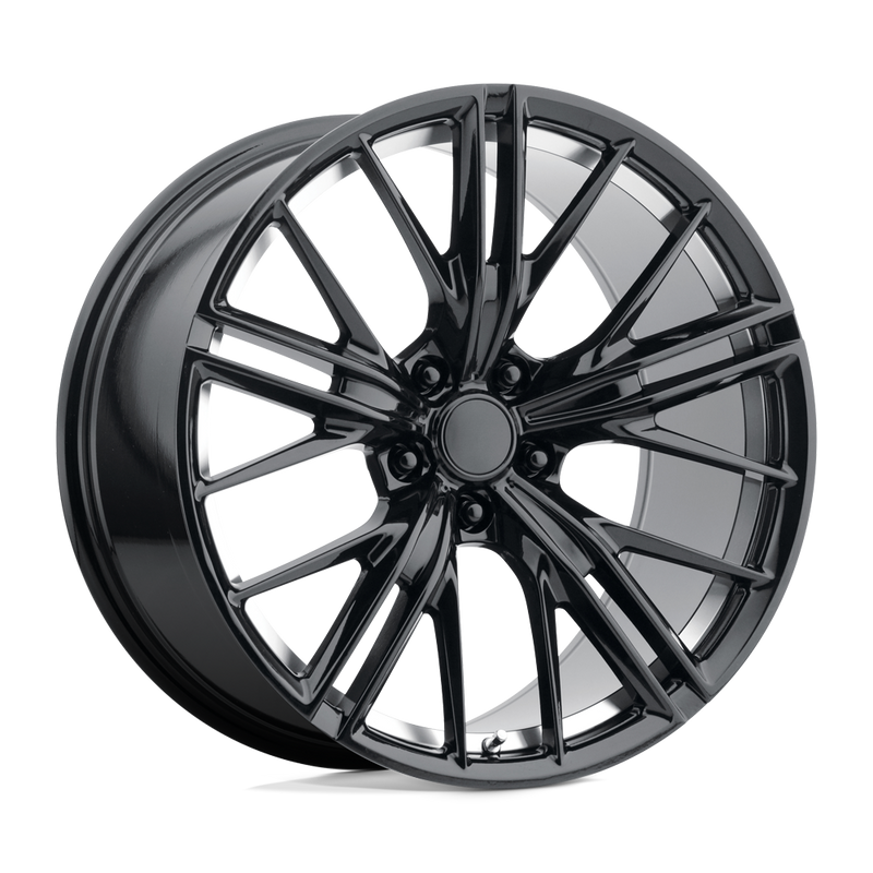 OE Creations - PR194 - Black - GLOSS BLACK MACHINED - 20" x 10", 35 Offset, 5x120 (Bolt Pattern), 67.1mm HUB