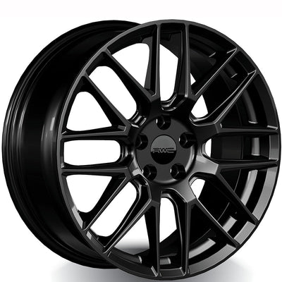RWC - BM186 - Black - Satin Black - 20" x 8.5", 28 Offset, 5x112 (Bolt pattern), 66.7mm HUB