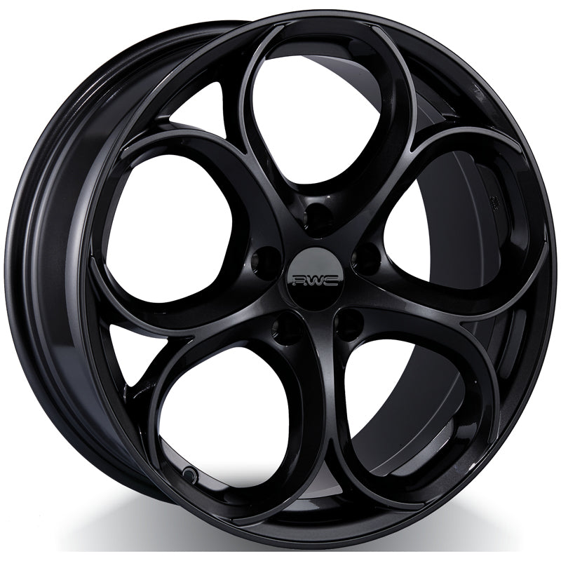 RWC - AR55 - Black - BLACK - 18" x 8", 30 Offset, 5x110 (Bolt Pattern), 65.1mm HUB