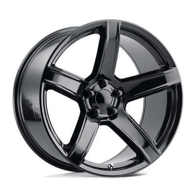 OE Creations - PR209 - Black - GLOSS BLACK - 20" x 10.5", 22 Offset, 5x115 (Bolt Pattern), 71.5mm HUB