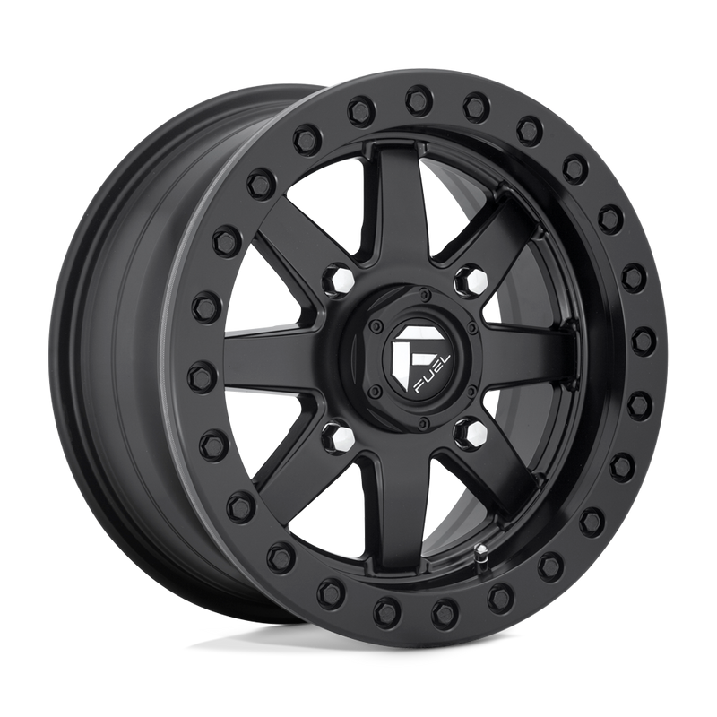 Fuel UTV - D936 MAVERICK BEADLOCK - Black - MATTE BLACK - 15" x 7", 38 Offset, 4x156 (Bolt Pattern), 132mm HUB