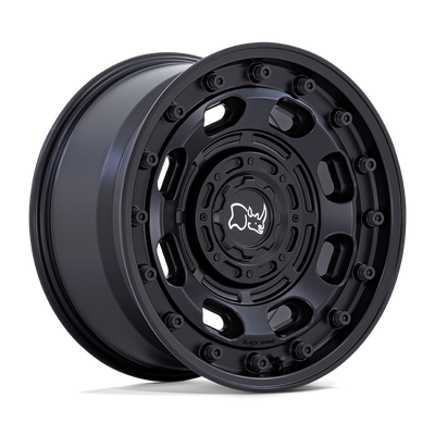 Black Rhino - ATLAS - Black - MATTE BLACK - 17" x 8", 38 Offset, 5x114.3/120 (Bolt Pattern), 74.1mm HUB