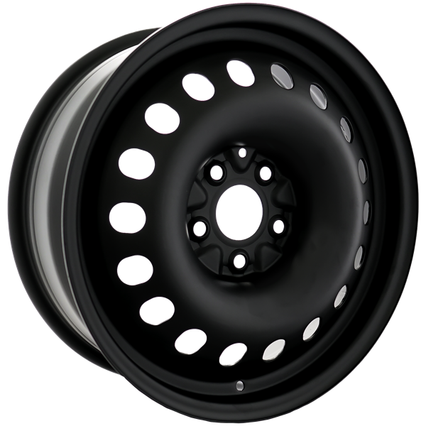 Envy Wheels - NX6 STEEL WHEEL - Black - FLAT BLACK - 17" x 7", 42 Offset, 5x114.3 (Bolt Pattern), 64.1mm HUB