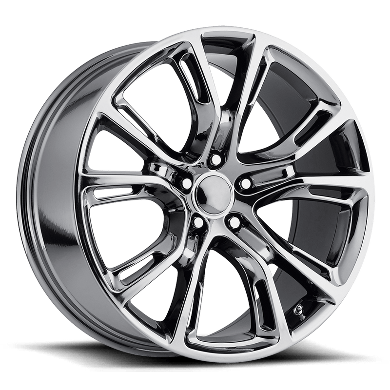 OE Creations - PR137 - Chrome - BLACK CHROME - 20" x 9", 34 Offset, 5x127 (Bolt Pattern), 71.5mm HUB