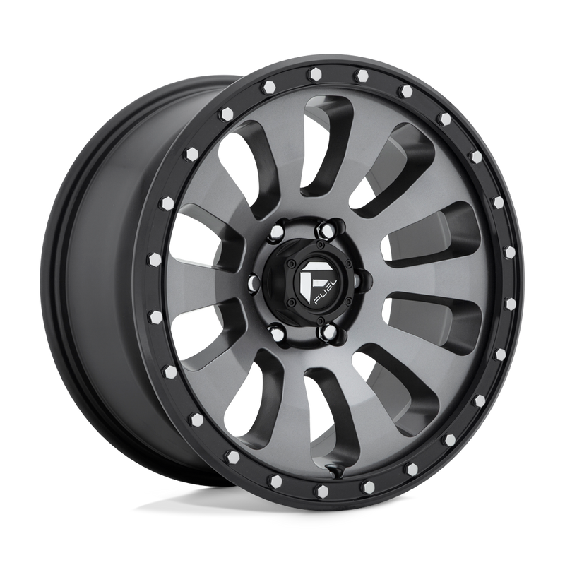 Fuel - D648 TACTIC - Gunmetal - MATTE GUN METAL BLACK BEAD RING - 20" x 9", 1 Offset, 6x135 (Bolt Pattern), 87.1mm HUB