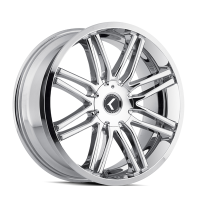 Kraze Wheels - CRAY - Chrome - CHROME - 20" x 8.5", 35 Offset, 5x114.3/120 (Bolt Pattern), 73mm HUB
