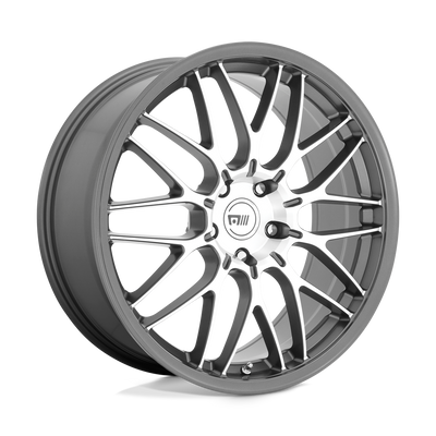 Motegi - MR153 CM10 - Gunmetal - MACHINED GUNMETAL - 18" x 8.5", 45 Offset, 5x112 (Bolt Pattern), 66.6mm HUB