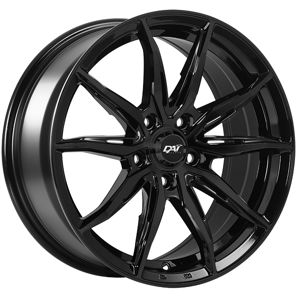 Dai Alloys - Frantic - Black - Gloss Black - 15" x 6.5", 38 Offset, 4x100 (Bolt Pattern), 73.1mm HUB
