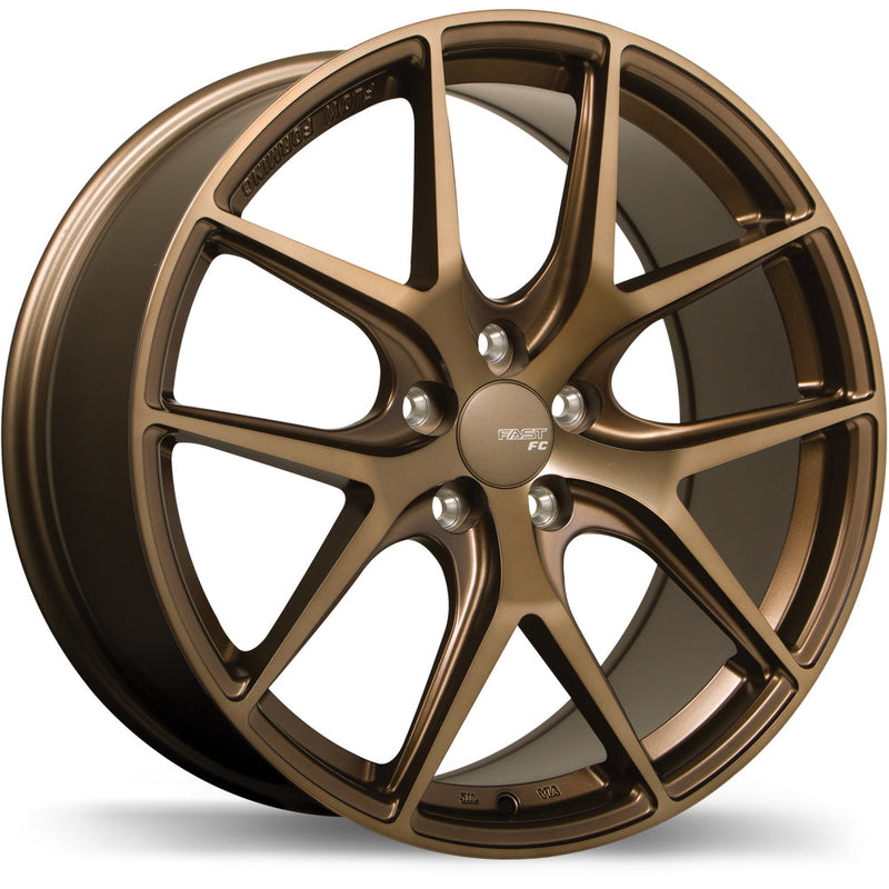 Fast Wheels - FC04 - Bronze - Matte Bronze - 18" x 9", 30 Offset, 5x105 (Bolt Pattern), 72.6mm HUB