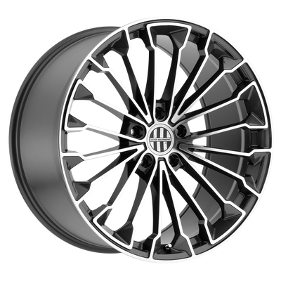 Victor Equipment Wheels - WURTTEMBURG - Gunmetal - GUNMETAL W/ MIRROR CUT FACE - 20" x 11", 55 Offset, 5x130 (Bolt Pattern), 71.5mm HUB
