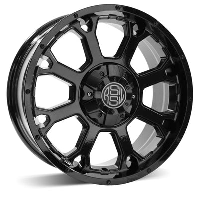 RSSW - Enduro - Black - Gloss Black - 17" x 7.5", 25 Offset, 5x127 (Bolt Pattern), 71.6mm HUB
