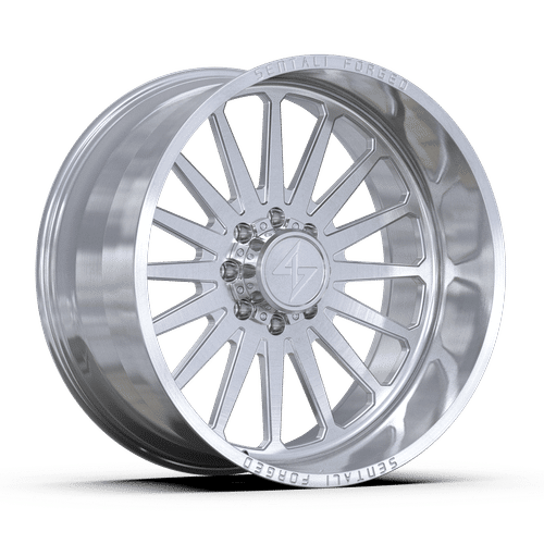 Sentali - Forged SF-2 - Silver - Brushed Milled - 30" x 16", -99 Offset, 6x135 (Bolt pattern), 87.1mm HUB