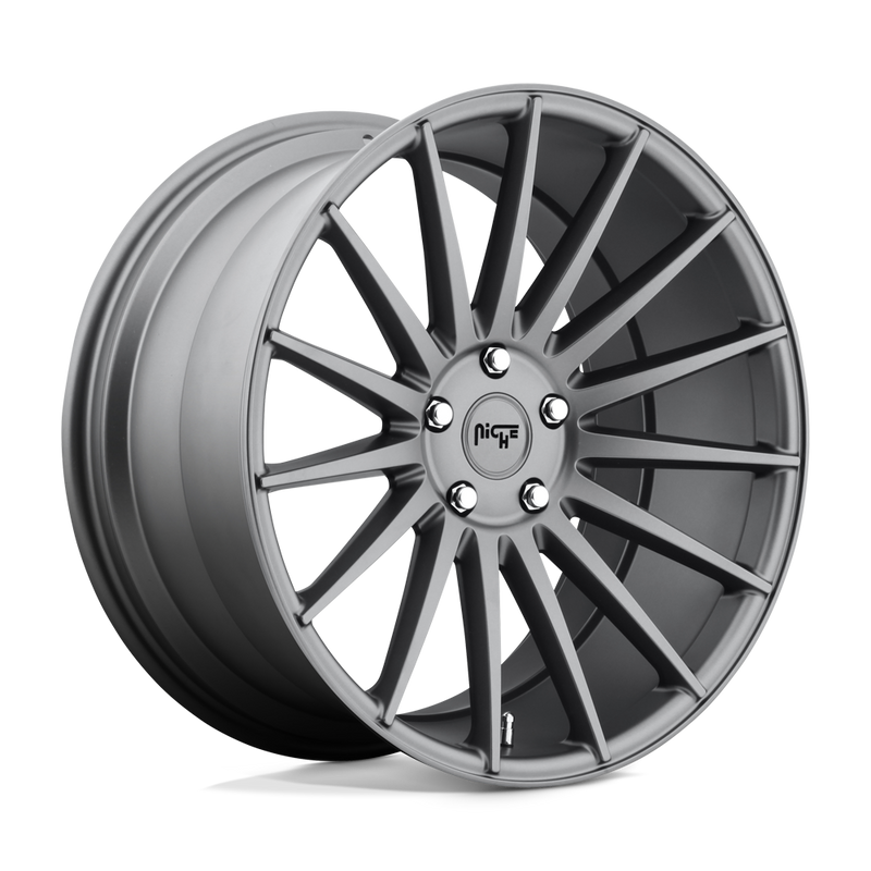 Niche - M157 FORM - Gunmetal - MATTE ANTHRACITE - 19" x 8.5", 42 Offset, 5x112 (Bolt Pattern), 66.6mm HUB