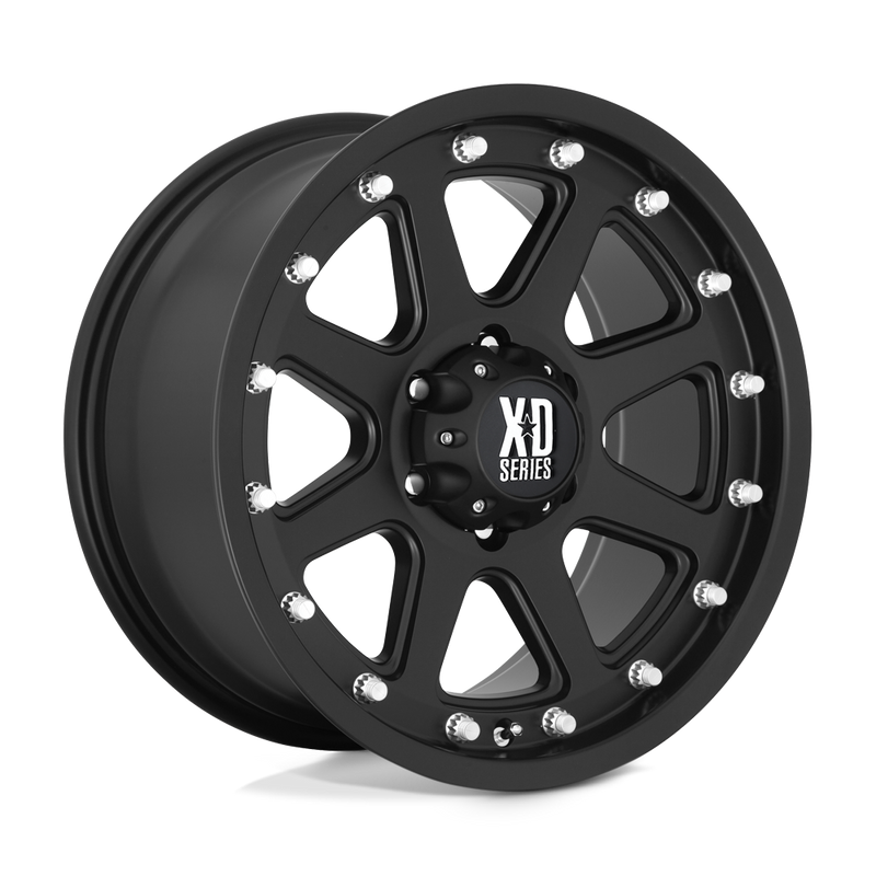 XD Series - XD798 ADDICT - Black - MATTE BLACK - 17" x 9", -12 Offset, 8x170 (Bolt Pattern), 125.1mm HUB