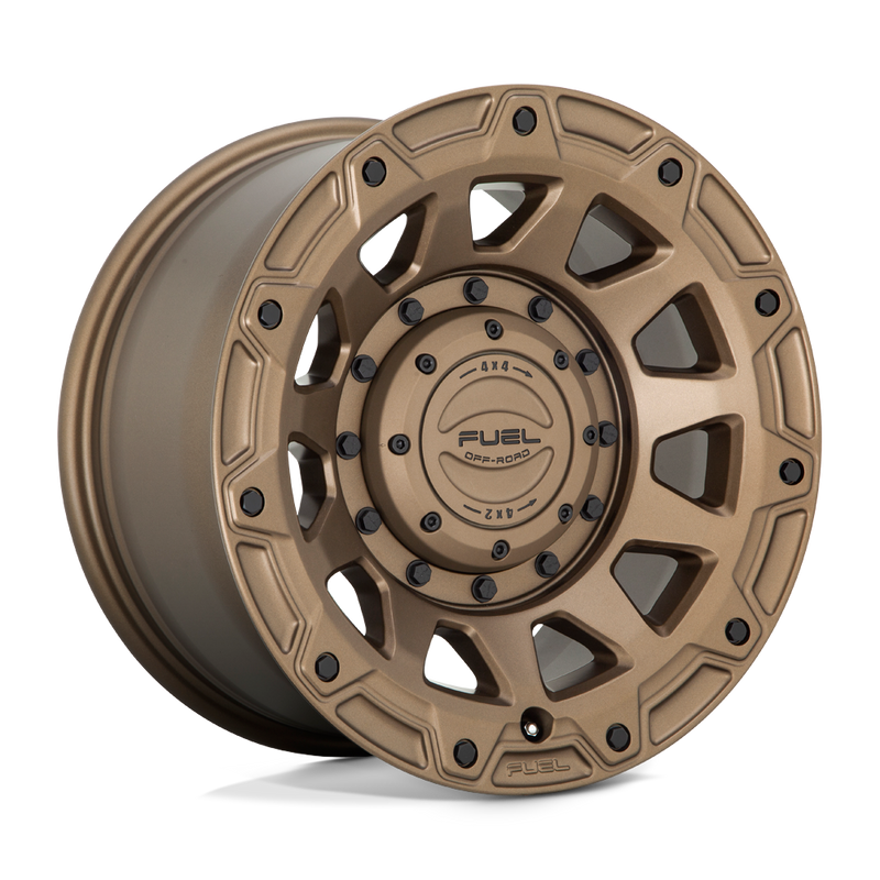 Fuel - D731 TRACKER - Bronze - MATTE BRONZE - 20" x 9", 1 Offset, 5x139.7/150 (Bolt Pattern), 110.1mm HUB