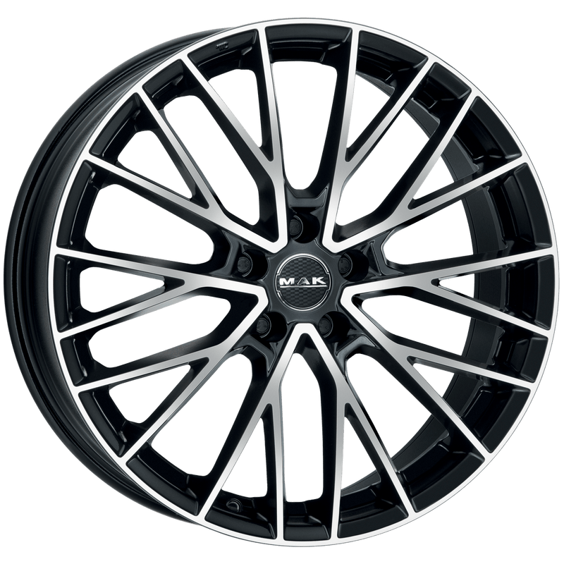 Mak Wheels - SPECIALE - Black - BLACK MIRROR - 21" x 9", 25 Offset, 5x112 (Bolt Pattern), 66.5mm HUB
