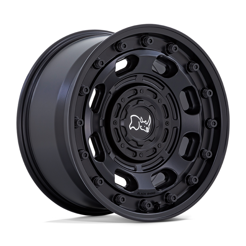 Black Rhino - ATLAS - Black - MATTE BLACK - 16" x 8", 38 Offset, 6x130 (Bolt Pattern), 84.1mm HUB