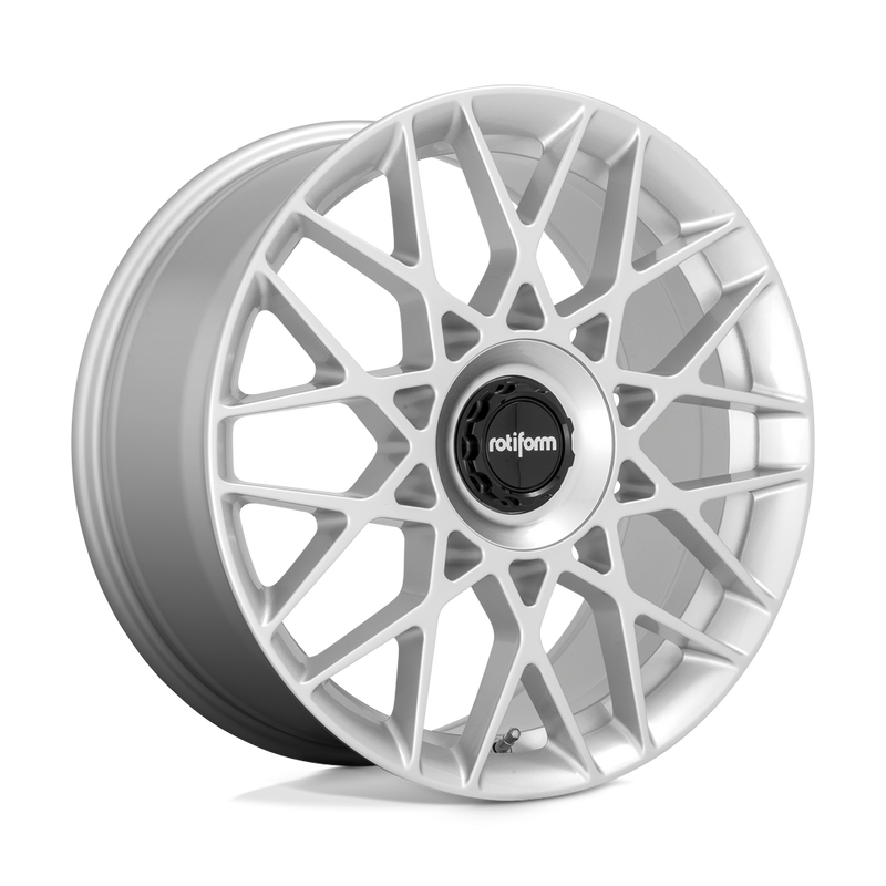 Rotiform - R167 BLQ-C - Silver - SILVER - 19" x 8.5", 35 Offset, 5x108/114.3 (Bolt Pattern), 72.6mm HUB