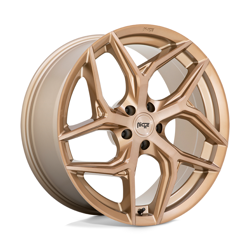 Niche - M267 TORSION - Bronze - PLATINUM BRONZE - 20" x 9", 25 Offset, 5x112 (Bolt Pattern), 66.6mm HUB