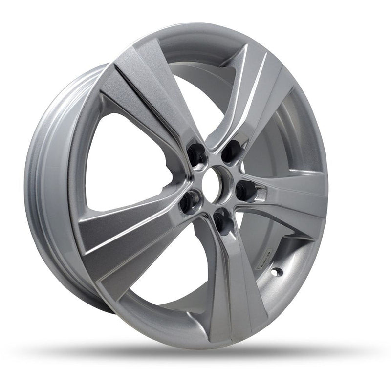 DTD - Replica - Silver - Silver - 17" x 7", 45 Offset, 5x120 (Bolt Pattern), 67.1mm HUB