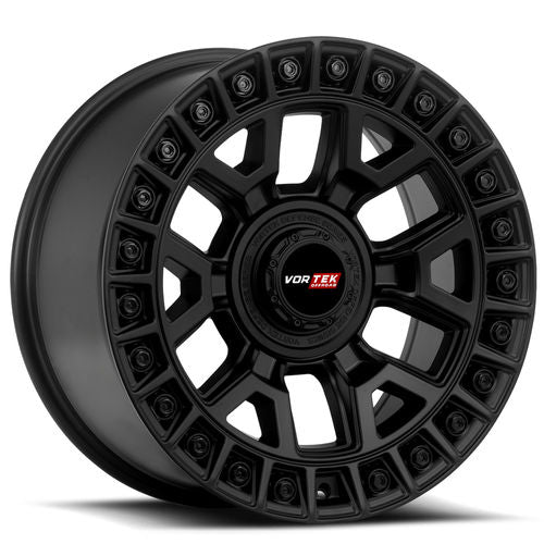 Vortek Offroad - VRD-704 SNIPER - Black - Matte Black - 22" x 10", -18 Offset, 6x135/139.7 (Bolt pattern), 106.1mm HUB