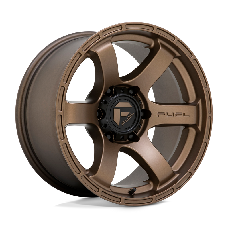 Fuel - D768 RUSH - Bronze - MATTE BRONZE - 17" x 9", -12 Offset, 6x139.7 (Bolt Pattern), 106.1mm HUB
